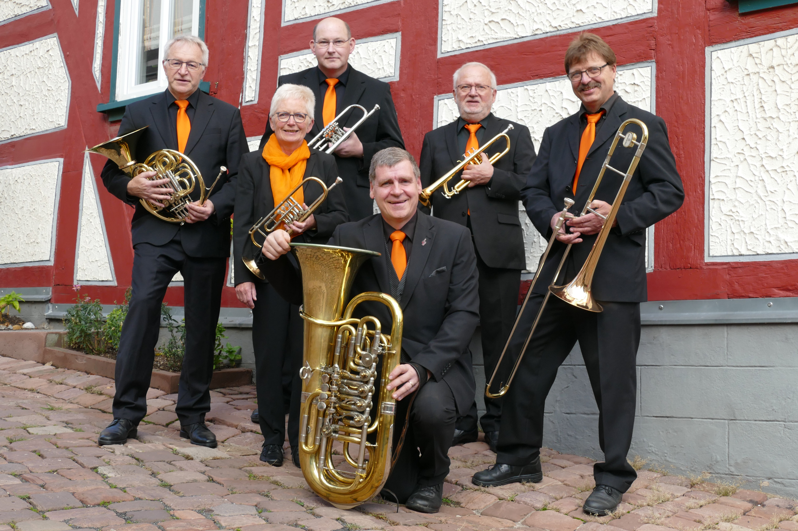Fulda-Brass Ensemble - Gruppenfoto der Blechbläser